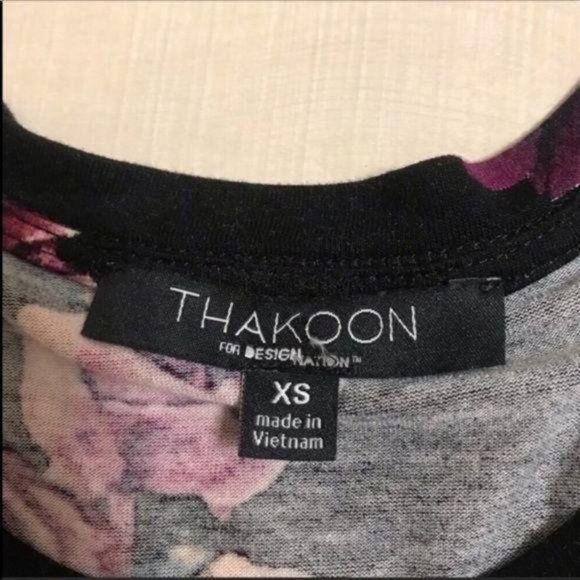 Thakoon For Design Nation Rose Print Dress XS - Picture 8 of 8